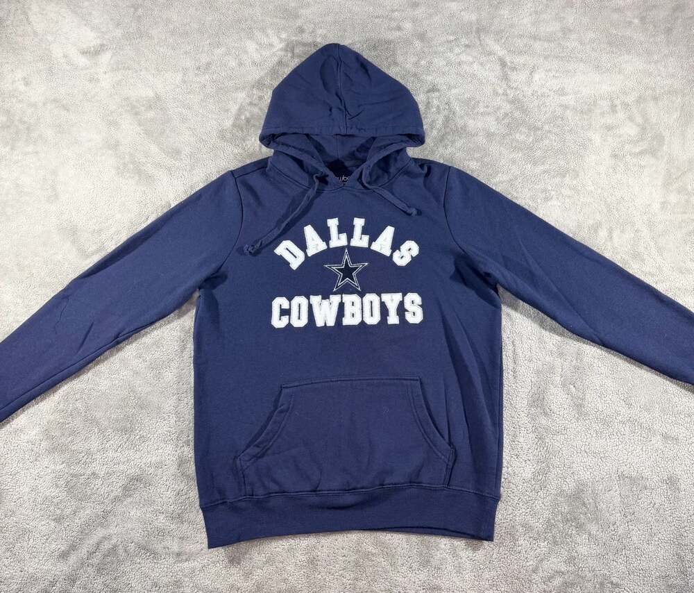 Dallas Cowboys Her Style Women's Navy Blue Pullover Fleece Hoodie